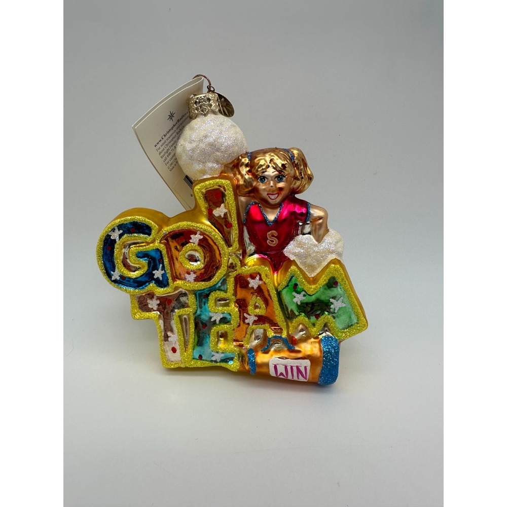 2001 Christoper‎ Radko Team Spirit 5" ornament 01-0490-0